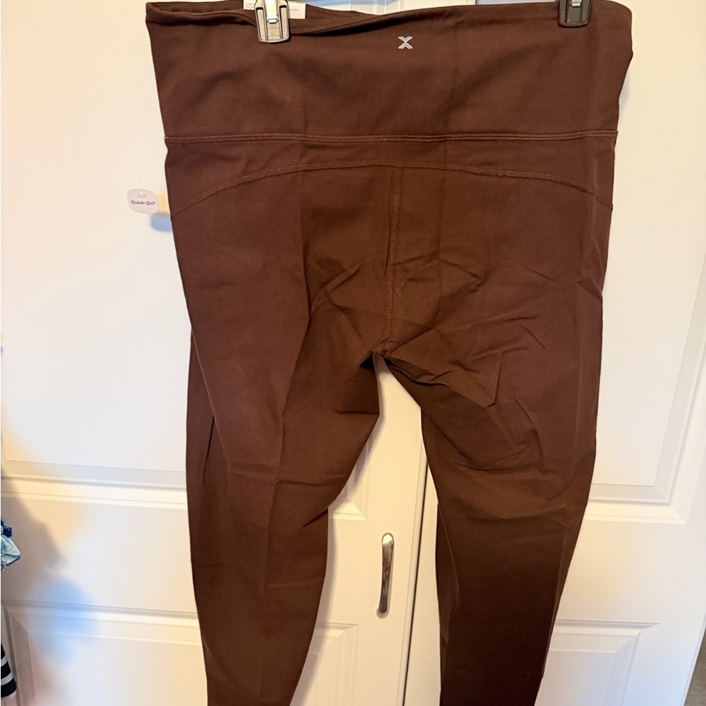 Xersion Dark Brown High-Rise Leggings - Picture 4 of 4
